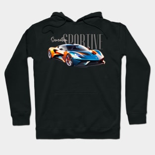 Voiture sportive luxe 01B Hoodie